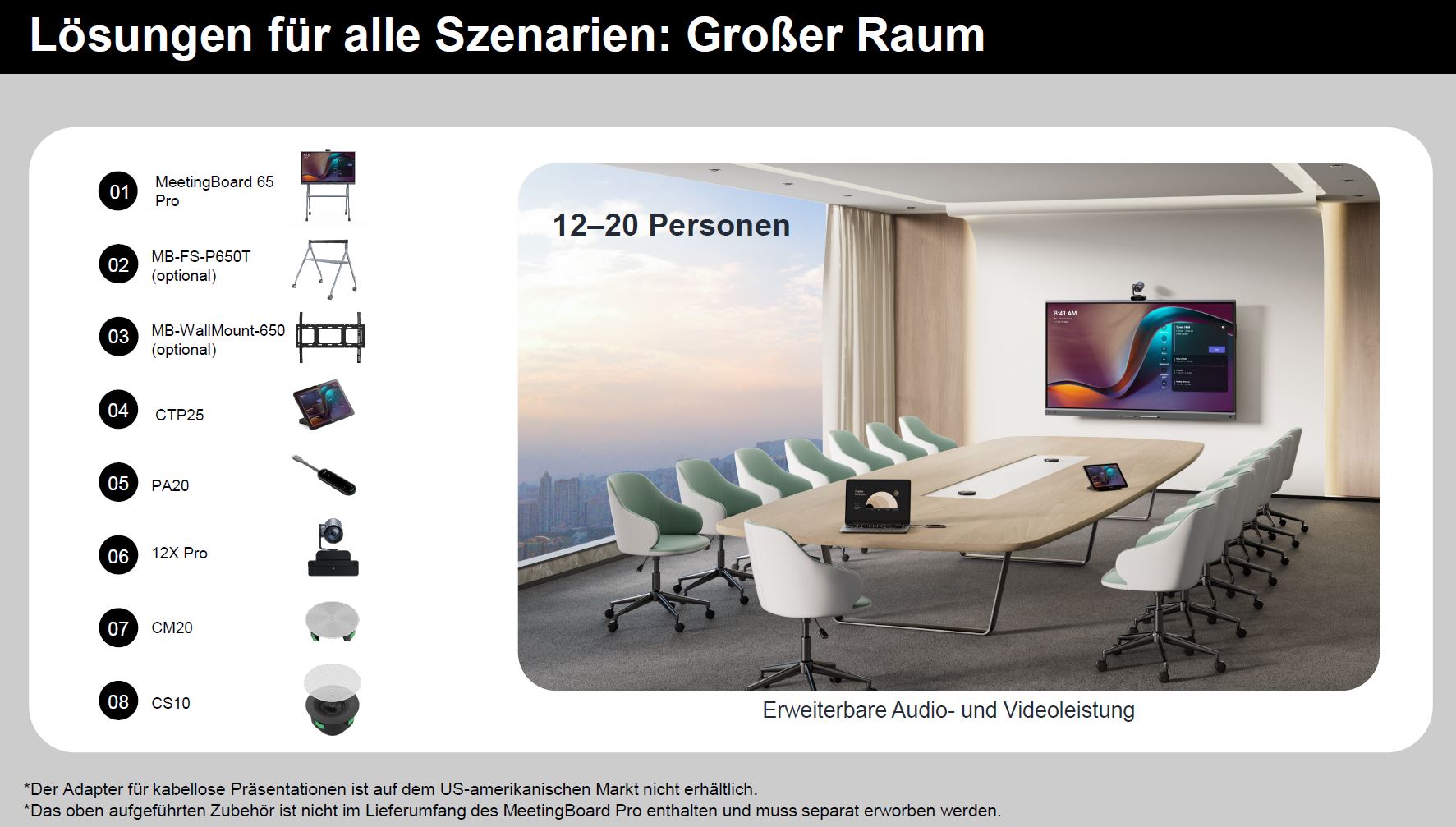 Großer Raum 12-20 Personen